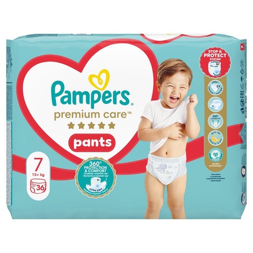 Pieluchomajtki Premium Care 7 15+ kg Pampers 36 sztuk