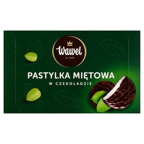 Pastylki miętowe w czekoladzie Wawel 210 g