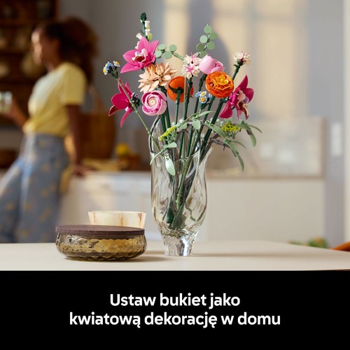 Botanicals Piękny bukiet różowych kwiatów 10342 LEGO zestaw