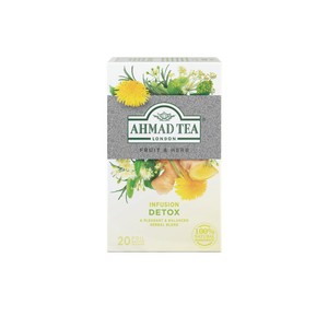 Herbata ziołowa oczyszczająca Infusion Detox Ahmad Tea 20 torebek