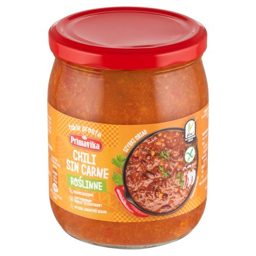 Chili sin carne roślinne Primavika 470 g