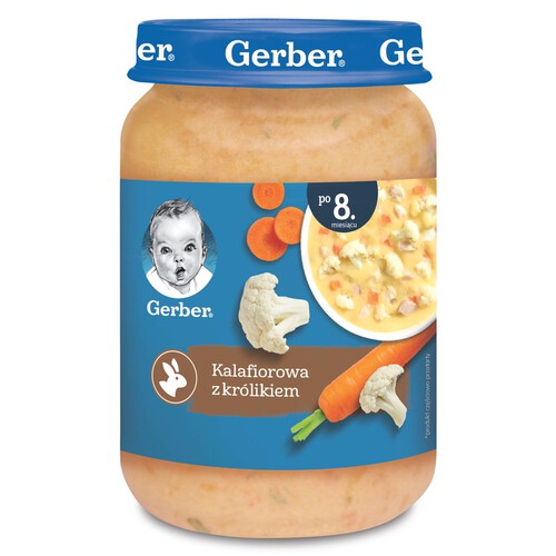 Zupa kalafiorowa z królikiem Gerber 190 g