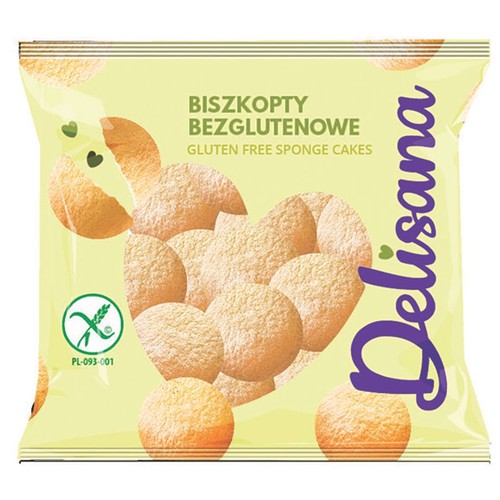 Biszkopty bez glutenu Delisana 110 g