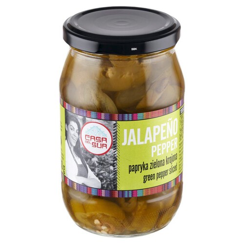 Papryka jalapeno zielona krojona marynowana Casa de Mexico 340/180 g