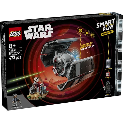 Star Wars SMART Play: Myśliwiec TIE™ Dartha Vadera 75421 LEGO 1 sztuka