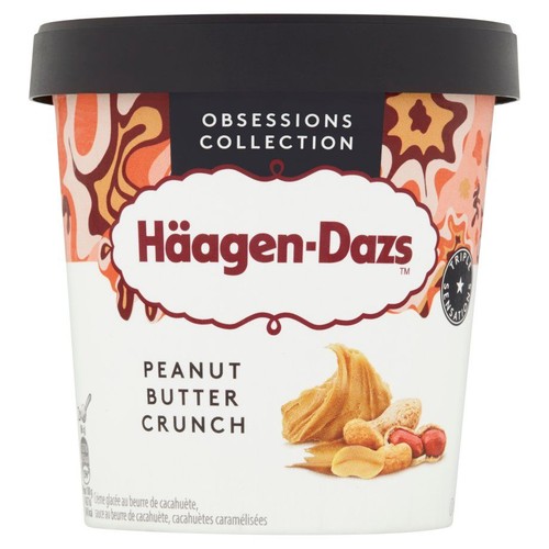 Lody o smaku masła orzechowego z orzeszkami ziemnymi Häagen-Dazs 460 ml