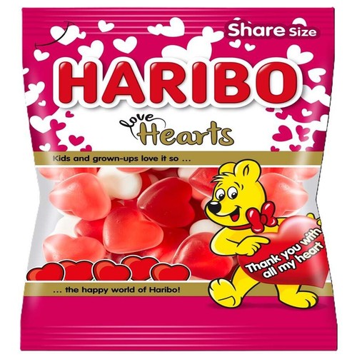 Żelki Love Hearts Haribo 160 g