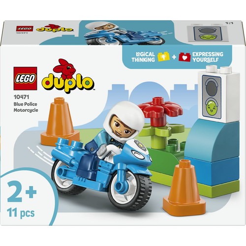 DUPLO® Moje miasteczko Niebieski motocykl policyjny 10471 LEGO 1 sztuka