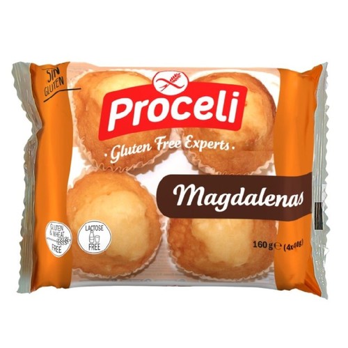 Babeczki Magdalenas bezglutenowe Proceli 4 x 40 g