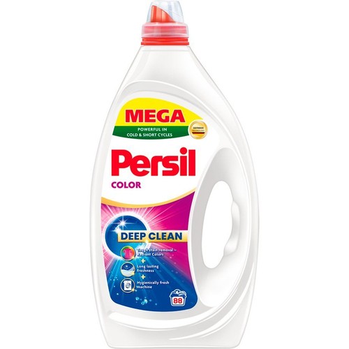 Persil Color płyn do prania, usuwa trudne plamy, zachowuje blask kolorów. Opakowanie z etykietą "88".