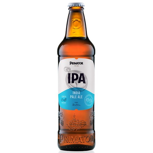 Piwo czeskie india pale ale IPA alk. 6,5% obj. Primator 500 ml