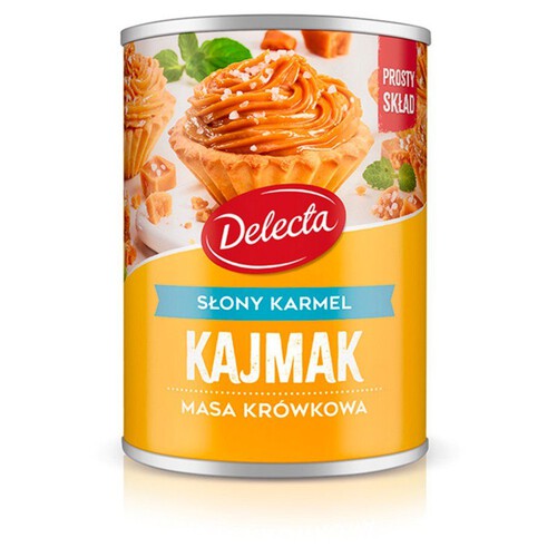 Kajmak Masa krówkowa słony karmel  Delecta 400 g