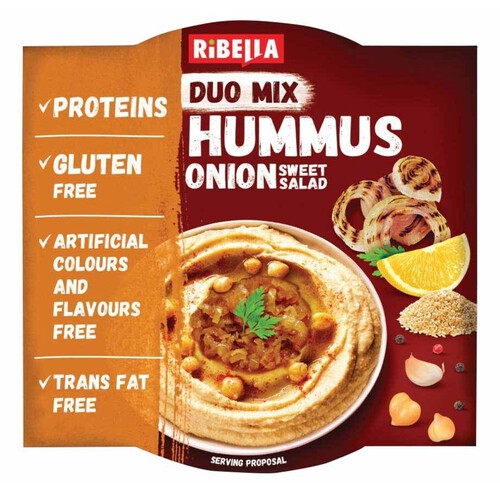 Hummus z karmelizowaną cebulką Ribella 200 g