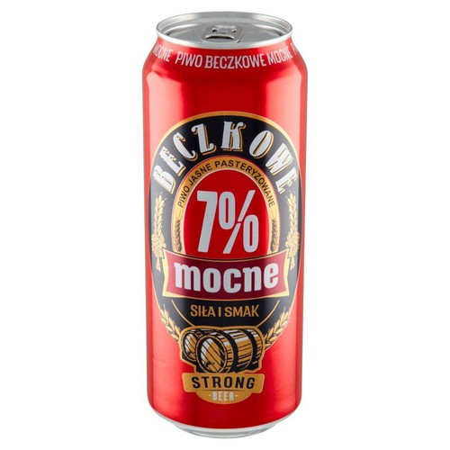 Piwo jasne pełne Mocne alk. 7,0% obj. Beczkowe 500 ml