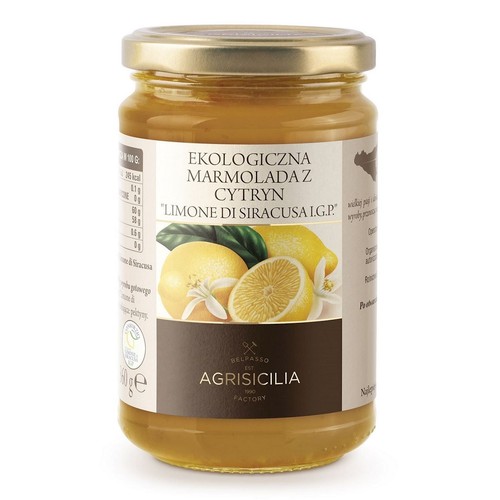 Ekologiczna Marmolada z cytryn Agrisicilia 360 g