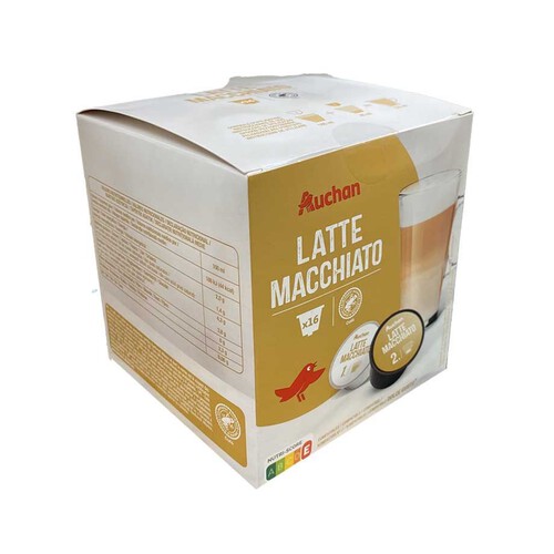 Kapsułki do kawy latte macchiato Auchan 16 kapsułek