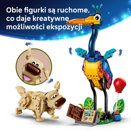 Disney i Pixar Stefan i As 43290, figurki z filmu Odlot LEGO 1 sztuka