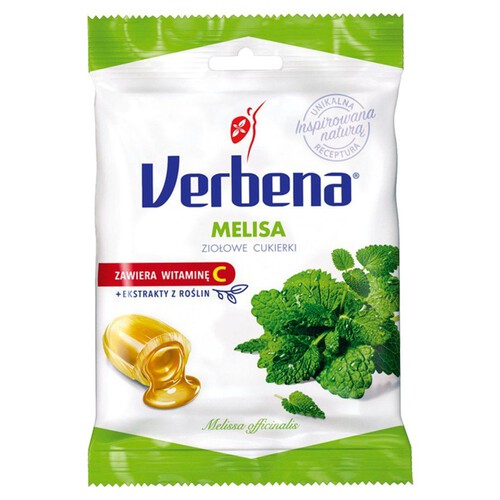 Nadziewane ziołowe cukierki z melisą i witaminą C. Verbena 60 g
