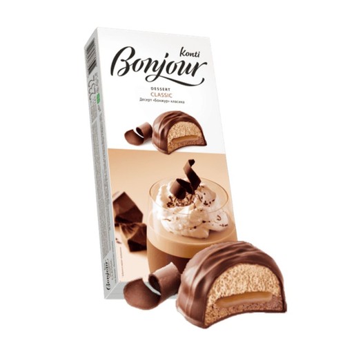 Praliny Bonjour classic o smaku cappuccino   Konti 232 g