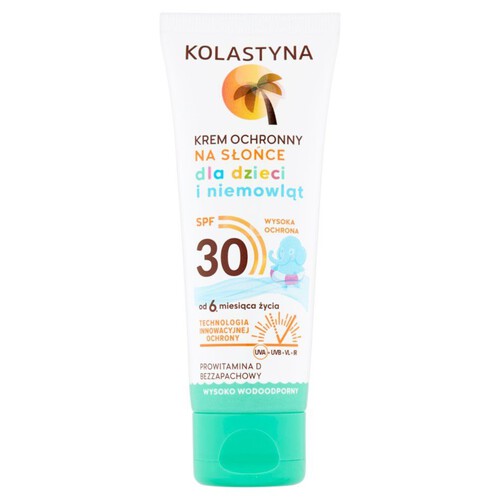 Krem ochronny na słońce dla dzieci i niemowląt SPF 30 Kolastyna 75 ml