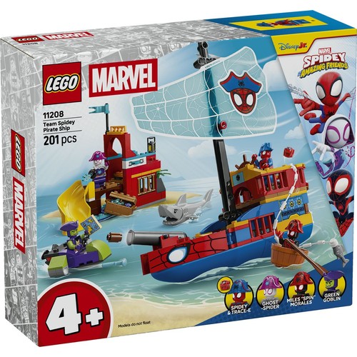 Marvel Spidey i super-kumple Statek piracki drużyny Spidey’ego 11208 LEGO 1 sztuka