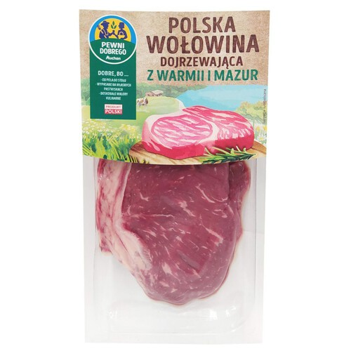 Stek wołowy z rostbefu B/K dojrzewający Pewni Dobrego na wagę ok. 350 g