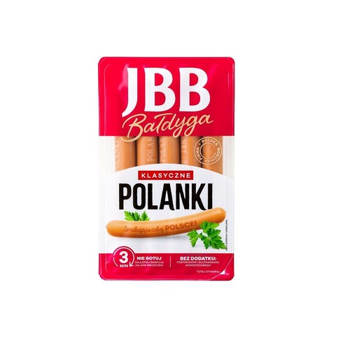 Parówki Polanki JBB 225 g