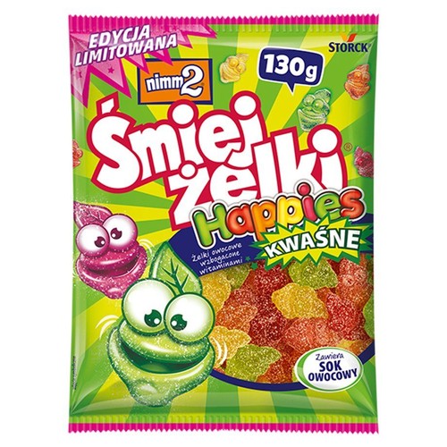 Śmiejżelki Happies kwaśne nimm2 130 g