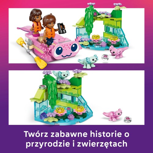 Friends Przygoda na aksolotlowej łodzi 42681 LEGO 1 sztuka