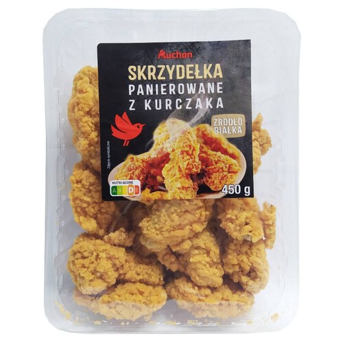 Skrzydełka panierowane z kurczaka Auchan 450 g