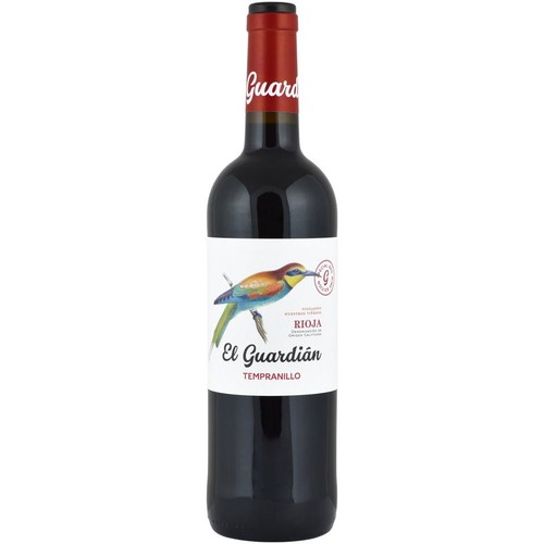 Wino hiszpańskie czerwone wytrawne Tempranillo alk. 13,0% obj. El Guardian  750 ml