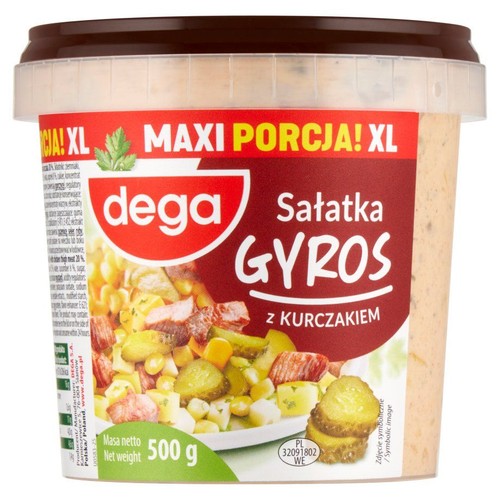 Sałatka Gyros z kurczakiem Dega 500 g