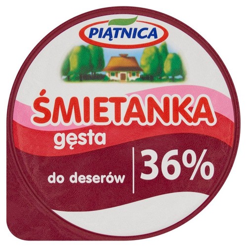 Śmietanka 36% homogenizowana Piątnica 200 g