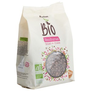 BIO Organiczna kawa ziarnista palona z Hondurasu  Auchan 500 g