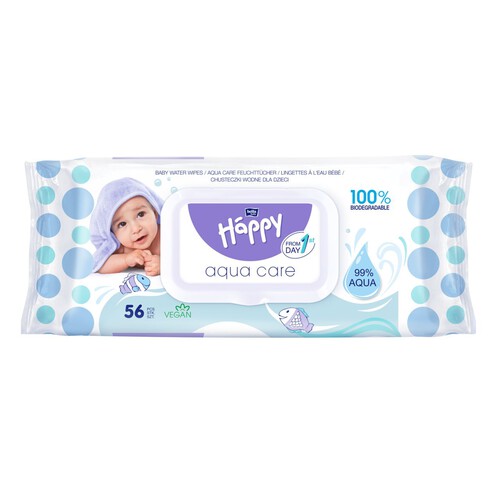 Chusteczki nawilzane aqua   Bella Baby Happy 56 sztuk