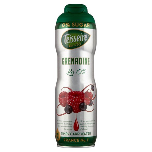 Syrop Grenadine 0% cukru    Teisseire 600 ml