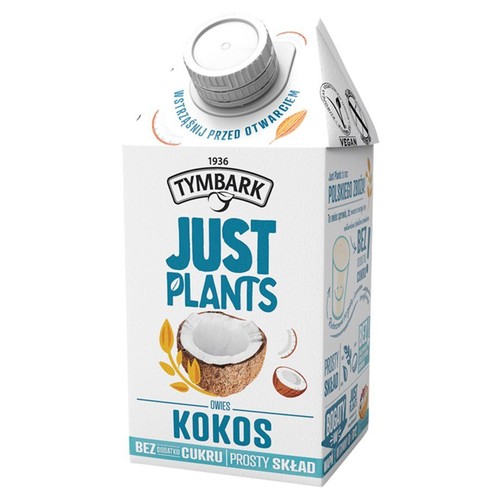 Just Plants Napój owsiano - kokosowy Tymbark 500 ml