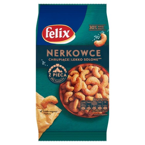 Orzechy nerkowca lekko solone Felix 180 g