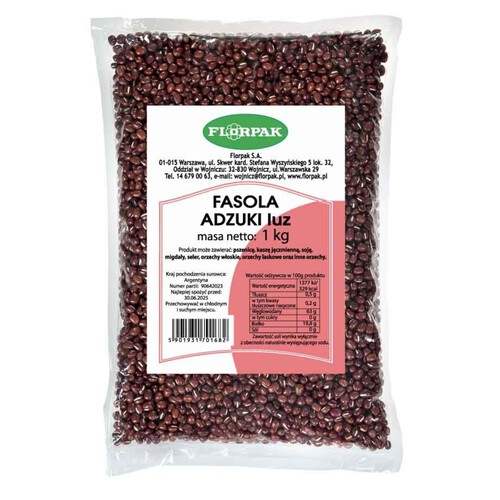 Fasola adzuki Florpak 1 kg