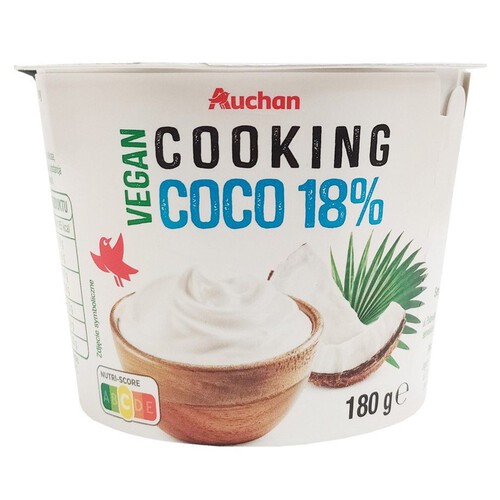 Cooking coco 18% Auchan 180 g