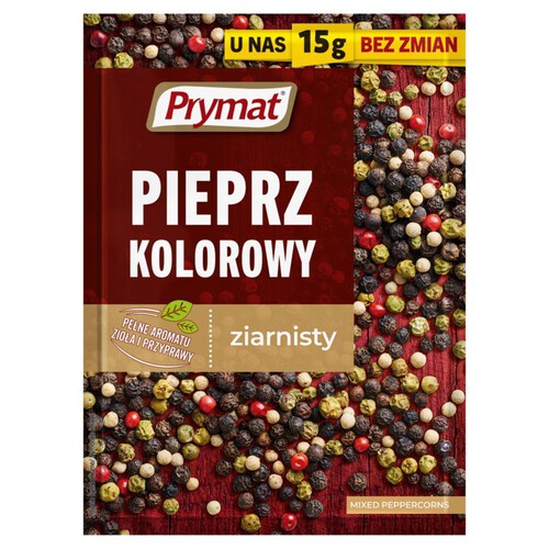 Pieprz kolorowy ziarnisty    Prymat 15 g