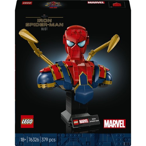 Zestaw Marvel Popiersie Iron Spider-Mana 76326 LEGO 1 sztuka