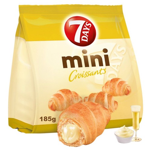 Mini croissants z nadzieniem o smaku włoskiego wina musującego 7 Days 185 g