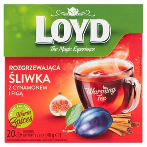 Herbata rozgrzewająca śliwka z cynamonem i figą Loyd 40 g