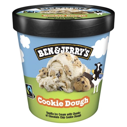 Lody waniliowe z kawałkami ciastek i czekolady  Ben&Jerry's 465 ml