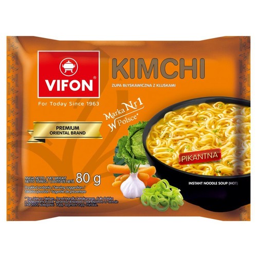 Kimchi zupa błyskawiczna z kluskami  Vifon 80 g