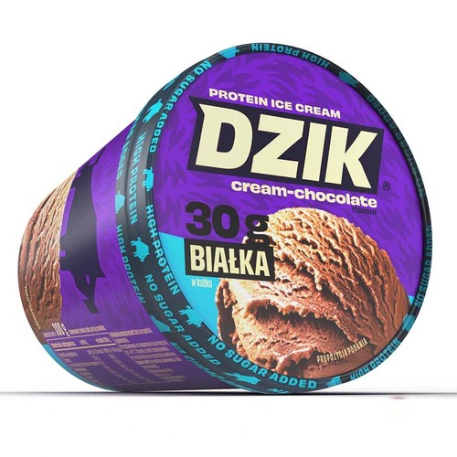 Lody proteinowe czekoladowe Dzik 500 ml