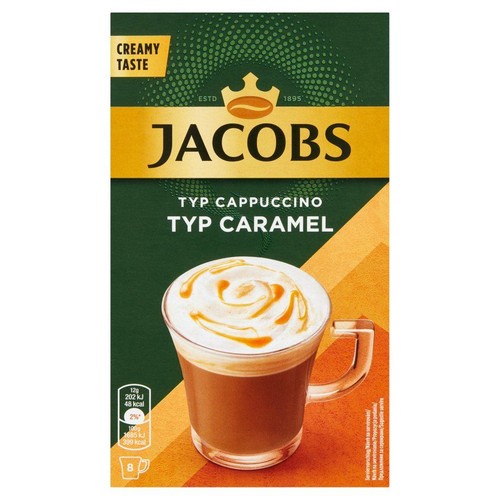 Cappuccino o smaku karmelu Jacobs 8 x 12 g