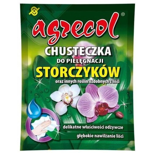 Chusteczka do storczyków oraz innych roślin ozdobnych z liści 1szt Agrecol 1 sztuka