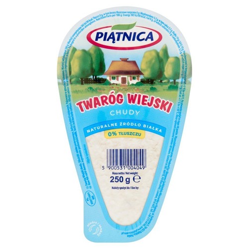Twaróg wiejski lekki 0% Piątnica 250 g
